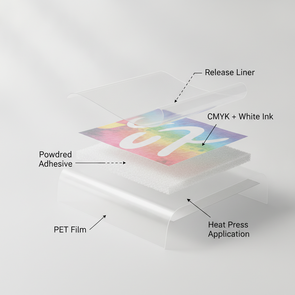 Diagram showing layers of