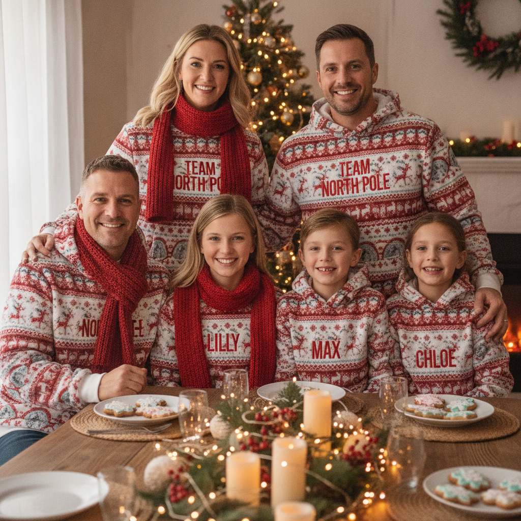 Family smiling